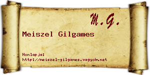 Meiszel Gilgames névjegykártya